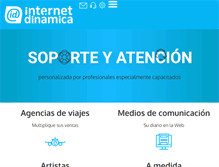 Tablet Screenshot of internetdinamica.com